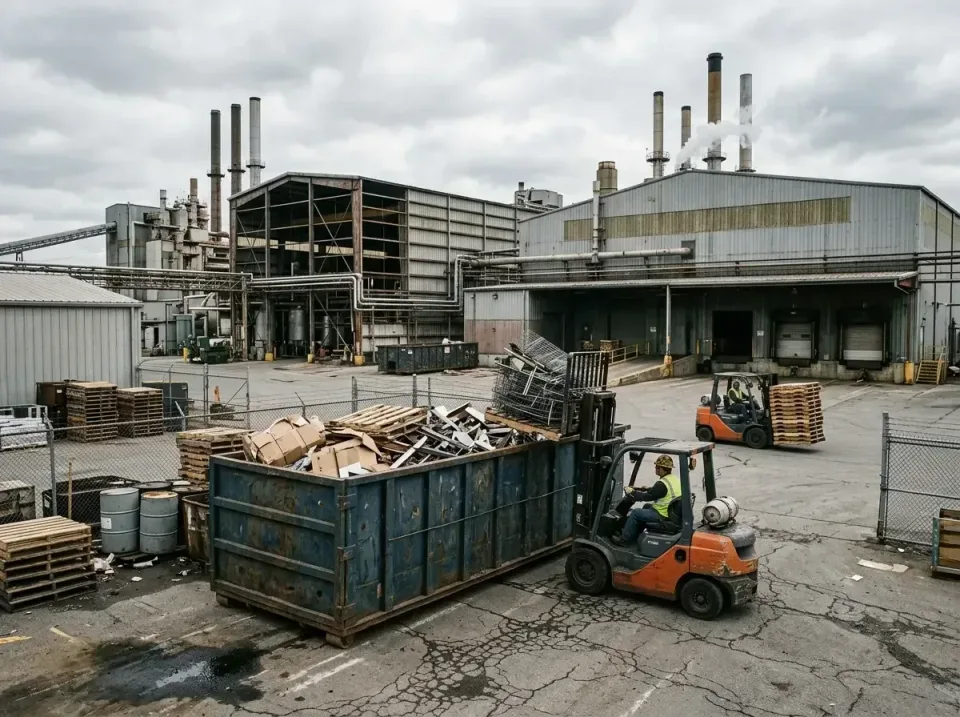 industrial-factory-scrap-conta-003 — frequently asked questions, Cheap Roll-off Dumpster Rentals in Reed City, MI